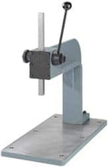 JT&M - 3/4" Ram, 11-5/8" Throat Depth, 200 Lb Manual Arbor Press - 10" Max Work Height x 24" Max Work Width, 12:1 Leverage Ratio, 10" Base Width x 19-1/2" Base Depth - Makers Industrial Supply