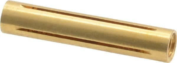 Made in USA - 3/16" Diam Through Hole Barrel Cylinder - 1" Barrel Length, Eccentric Slot - Makers Industrial Supply