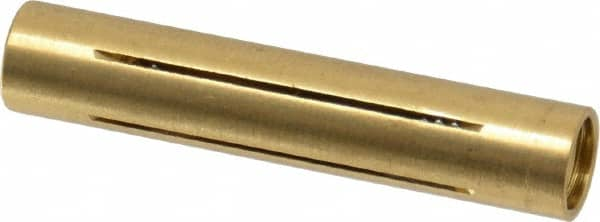 Made in USA - 7/32" Diam Through Hole Barrel Cylinder - 1.1" Barrel Length, Eccentric Slot - Makers Industrial Supply