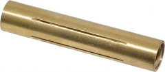 Made in USA - 5/16" Diam Through Hole Barrel Cylinder - 1.57" Barrel Length, Eccentric Slot - Makers Industrial Supply