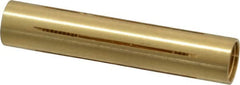 Made in USA - 3/8" Diam Through Hole Barrel Cylinder - 1.87" Barrel Length, Eccentric Slot - Makers Industrial Supply