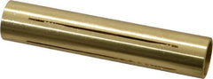 Made in USA - 15/32" Diam Through Hole Barrel Cylinder - 2-1/4" Barrel Length, Eccentric Slot - Makers Industrial Supply