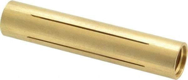 Made in USA - 5/8" Diam Through Hole Barrel Cylinder - 3" Barrel Length, Eccentric Slot - Makers Industrial Supply