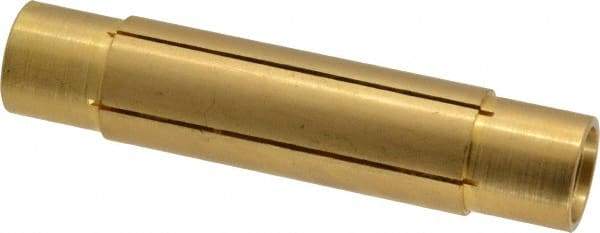 Made in USA - 11/16" Diam Through Hole Barrel Cylinder - 3" Barrel Length, Eccentric Slot - Makers Industrial Supply