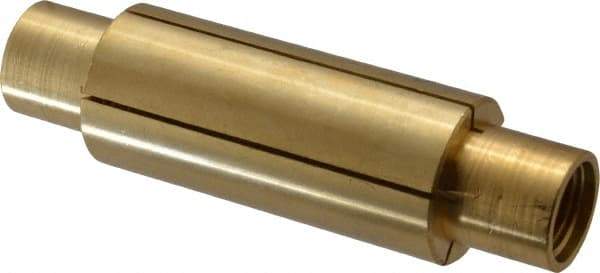 Made in USA - 7/8" Diam Through Hole Barrel Cylinder - 3" Barrel Length, Eccentric Slot - Makers Industrial Supply