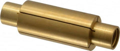 Made in USA - 15/16" Diam Through Hole Barrel Cylinder - 3" Barrel Length, Eccentric Slot - Makers Industrial Supply