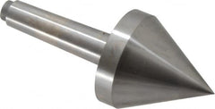 Riten - 2-3/4" Head Diam, Hardened Tool Steel Pipe Nose Point Solid Dead Center - 3MT Morse Taper, 2-3/4" Point Diam, 2.37" Point Length, 3.38" OAL - Makers Industrial Supply