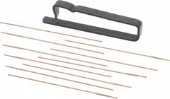 Made in USA - 2-1/2" Long x 0.036" Thick Midget Lap - 0.027" Arbor Diam, 10 Piece Set - Makers Industrial Supply