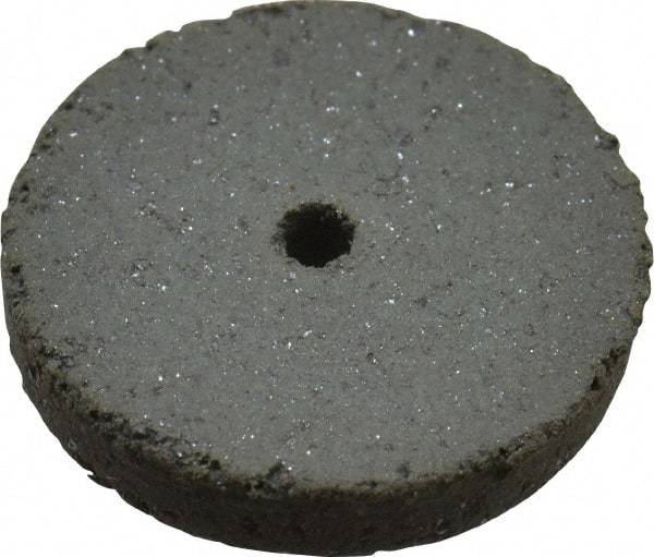 Cratex - 5/8" Diam x 1/16" Hole x 3/32" Thick, Surface Grinding Wheel - Silicon Carbide, Coarse Grade, 25,000 Max RPM, Rubber Bond, No Recess - Makers Industrial Supply