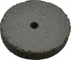 Cratex - 5/8" Diam x 1/16" Hole x 3/32" Thick, Surface Grinding Wheel - Silicon Carbide, Coarse Grade, 25,000 Max RPM, Rubber Bond, No Recess - Makers Industrial Supply