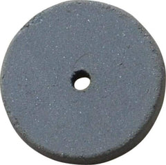 Cratex - 5/8" Diam x 1/16" Hole x 3/32" Thick, Surface Grinding Wheel - Silicon Carbide, Extra Fine Grade, 25,000 Max RPM, Rubber Bond, No Recess - Makers Industrial Supply