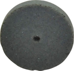 Cratex - 7/8" Diam x 1/16" Hole x 1/8" Thick, Surface Grinding Wheel - Silicon Carbide, Coarse Grade, 25,000 Max RPM, Rubber Bond, No Recess - Makers Industrial Supply