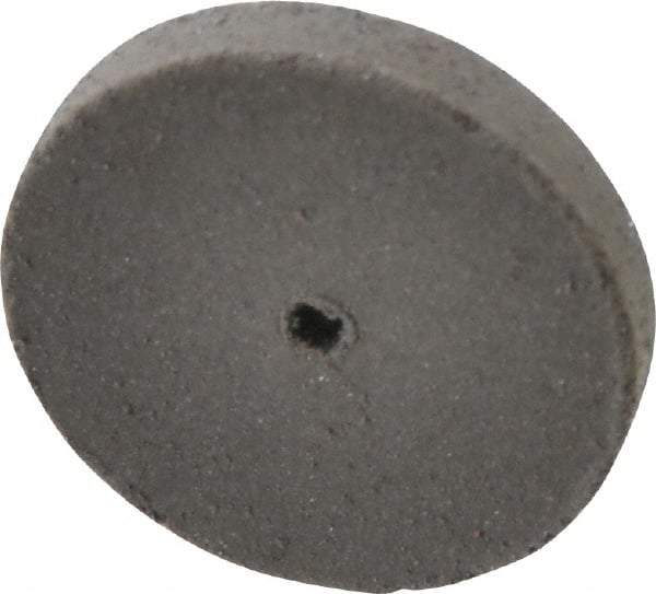 Cratex - 7/8" Diam x 1/16" Hole x 1/8" Thick, Surface Grinding Wheel - Silicon Carbide, Medium Grade, 25,000 Max RPM, Rubber Bond, No Recess - Makers Industrial Supply