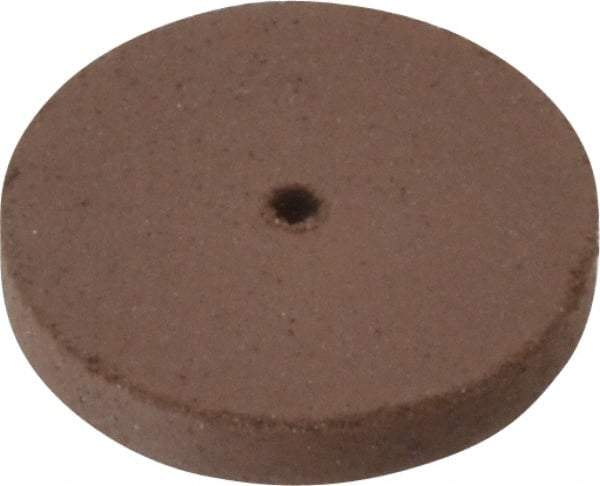 Cratex - 7/8" Diam x 1/16" Hole x 1/8" Thick, Surface Grinding Wheel - Silicon Carbide, Fine Grade, 25,000 Max RPM, Rubber Bond, No Recess - Makers Industrial Supply