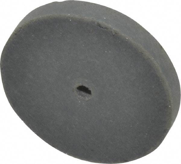 Cratex - 7/8" Diam x 1/16" Hole x 1/8" Thick, Surface Grinding Wheel - Silicon Carbide, Extra Fine Grade, 25,000 Max RPM, Rubber Bond, No Recess - Makers Industrial Supply