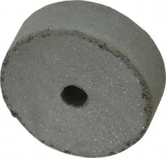 Cratex - 1-1/2" Diam x 1/4" Hole x 1/2" Thick, Surface Grinding Wheel - Silicon Carbide, Coarse Grade, 15,000 Max RPM, Rubber Bond, No Recess - Makers Industrial Supply