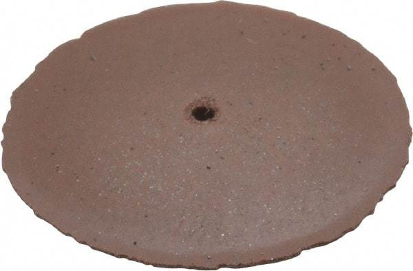 Cratex - 1" Diam x 1/16" Hole x 1/8" Thick, Surface Grinding Wheel - Silicon Carbide, Fine Grade, Rubber Bond, No Recess - Makers Industrial Supply