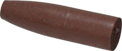 Cratex - 9/32" Max Diam x 1" Long, Cone, Rubberized Point - Fine Grade, Silicon Carbide, 1/16" Arbor Hole, Unmounted - Makers Industrial Supply