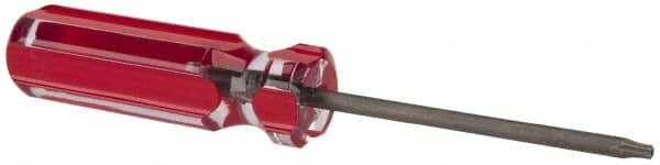 Made in USA - T15 Torx Driver - 3-1/2" Blade Length, 7" OAL, Standard Handle - Makers Industrial Supply