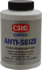 CRC - 8 oz Bottle General Purpose Anti-Seize Lubricant - Copper, -95 to 1,800°F, Bronze, Water Resistant - Makers Industrial Supply