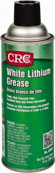 CRC - 16 oz Aerosol Lithium General Purpose Grease - Off White, 300°F Max Temp, NLGIG 2, - Makers Industrial Supply