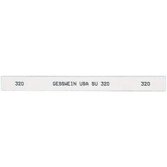 320 Grit Aluminum Oxide Rectangular Polishing Stone Extra Fine Grade, 1/2″ Wide x 6″ Long x 1/4″ Thick