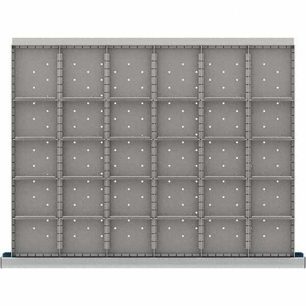 LISTA - 30-Compartment Drawer Divider Layout for 3.15" High Drawers - Makers Industrial Supply