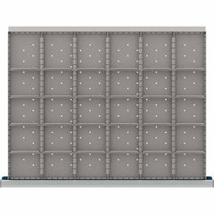 LISTA - 30-Compartment Drawer Divider Layout for 3.15" High Drawers - Makers Industrial Supply