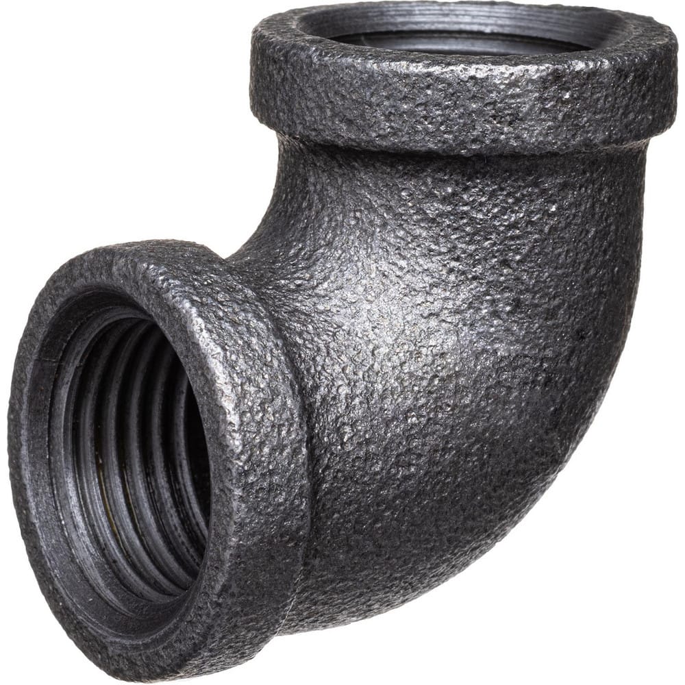 Black Pipe Fittings; Fitting Type: Elbow; Fitting Size: 2-1/2″; Material: Malleable Iron; Finish: Black; Fitting Shape: 90 ™ Elbow; Thread Standard: BSPT; Connection Type: Threaded; Lead Free: No; Standards: ASTM A197; BS EN 1562