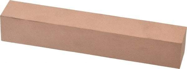 Made in USA - 320 Grit Aluminum Oxide Square Polishing Stone - Extra Fine Grade, 1" Wide x 6" Long x 1" Thick - Makers Industrial Supply