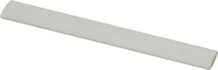 Made in USA - 3" Long x 1/2" Wide x 3/16" Thick, Novaculite Sharpening Stone - Oval, Ultra Fine Grade - Makers Industrial Supply