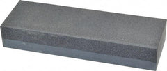 Made in USA - 6" Long x 2" Wide x 1" Thick, Silicon Carbide Sharpening Stone - Rectangle, Coarse, Fine Grade - Makers Industrial Supply