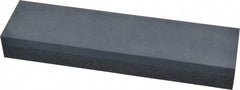 Made in USA - 8" Long x 2" Wide x 1" Thick, Silicon Carbide Sharpening Stone - Rectangle, Coarse, Fine Grade - Makers Industrial Supply