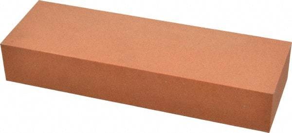 Made in USA - 6" Long x 2" Wide x 1" Thick, Aluminum Oxide Sharpening Stone - Rectangle, Fine Grade - Makers Industrial Supply