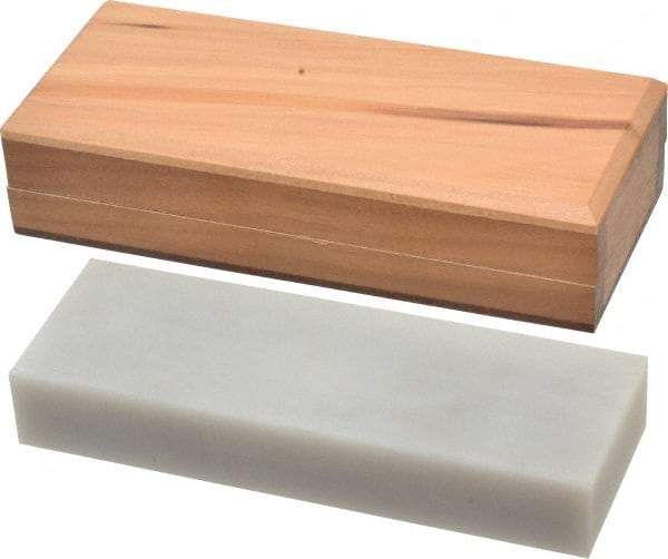 Made in USA - 6" Long x 2" Wide x 3/4" Thick, Novaculite Sharpening Stone - Rectangle, Ultra Fine Grade - Makers Industrial Supply