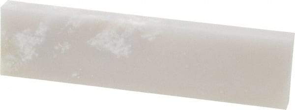 Made in USA - 4" Long x 1" Wide x 3/8" Thick, Novaculite Sharpening Stone - Flat, Extra Fine Grade - Makers Industrial Supply