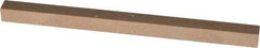 Made in USA - 4" Long x 1/4" Wide x 1/4" Thick, Aluminum Oxide Sharpening Stone - Square, Medium Grade - Makers Industrial Supply