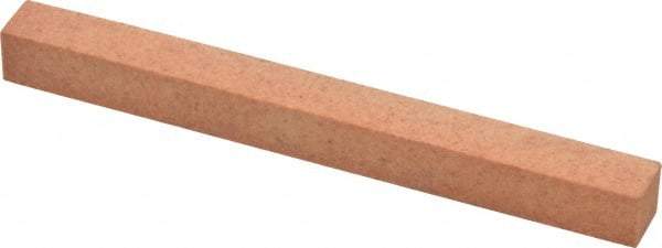 Made in USA - 4" Long x 3/8" Wide x 3/8" Thick, Aluminum Oxide Sharpening Stone - Square, Fine Grade - Makers Industrial Supply