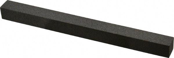 Made in USA - 6" Long x 1/2" Wide x 1/2" Thick, Aluminum Oxide Sharpening Stone - Square, Coarse Grade - Makers Industrial Supply