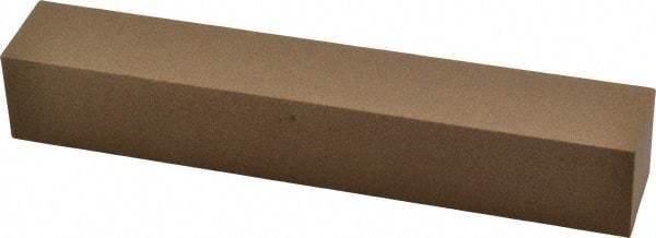 Made in USA - 6" Long x 1" Wide x 1" Thick, Aluminum Oxide Sharpening Stone - Square, Medium Grade - Makers Industrial Supply