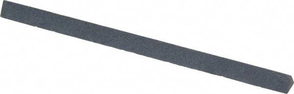 Made in USA - 4" Long x 1/4" Wide x 1/4" Thick, Silicon Carbide Sharpening Stone - Triangle, Fine Grade - Makers Industrial Supply