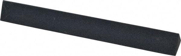 Made in USA - 4" Long x 1/2" Wide x 1/2" Thick, Silicon Carbide Sharpening Stone - Triangle, Fine Grade - Makers Industrial Supply