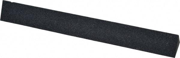 Made in USA - 4" Long x 1/2" Wide x 1/2" Thick, Silicon Carbide Sharpening Stone - Triangle, Medium Grade - Makers Industrial Supply