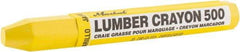 Markal - Yellow Lumber Crayon - Clay-Basedd - Makers Industrial Supply