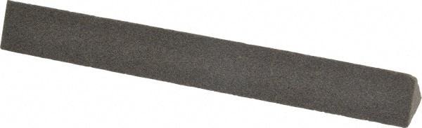 Made in USA - 4" Long x 1/2" Wide x 1/2" Thick, Aluminum Oxide Sharpening Stone - Triangle, Coarse Grade - Makers Industrial Supply