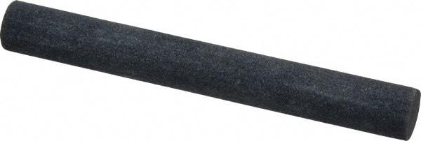 Made in USA - 4" Long x 1/2" Diam x 1/2" Thick, Silicon Carbide Sharpening Stone - Round, Medium Grade - Makers Industrial Supply