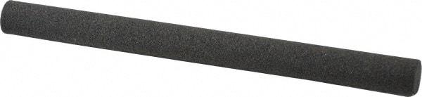 Made in USA - 6" Long x 1/2" Diam x 1/2" Thick, Aluminum Oxide Sharpening Stone - Round, Coarse Grade - Makers Industrial Supply