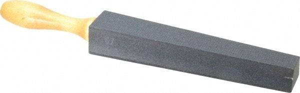 Made in USA - 1/2" Wide x 14" OAL, Silicon Carbide Sharpening Stone - Flat, 180 Grit - Makers Industrial Supply