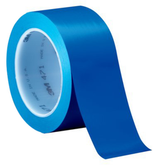 List 471 4" x 36 ydsVinyl Tape - Blue - Makers Industrial Supply