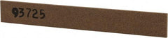 Made in USA - 1/2" Wide x 4" OAL, Aluminum Oxide Sharpening Stone - Flat, Medium Grade, 220 Grit - Makers Industrial Supply